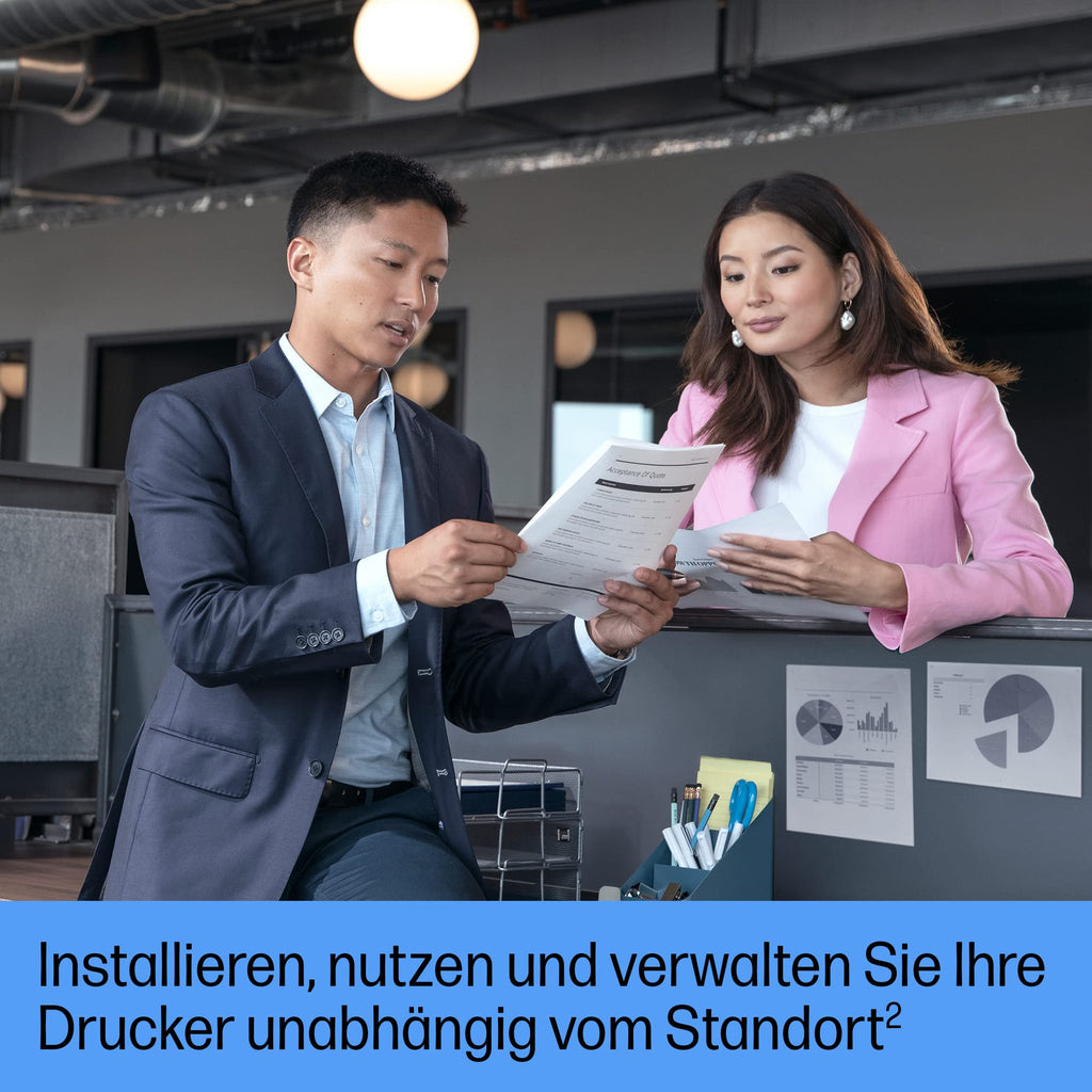 HP LaserJet Pro 3002dw Laserdrucker, Automatischer beidseitiger Druck, Bis zu 33 A4-Seiten pro Minute, Hi-Speed USB, WiFi, Ethernet, Bluetooth, Smart App, Wolf Pro Security