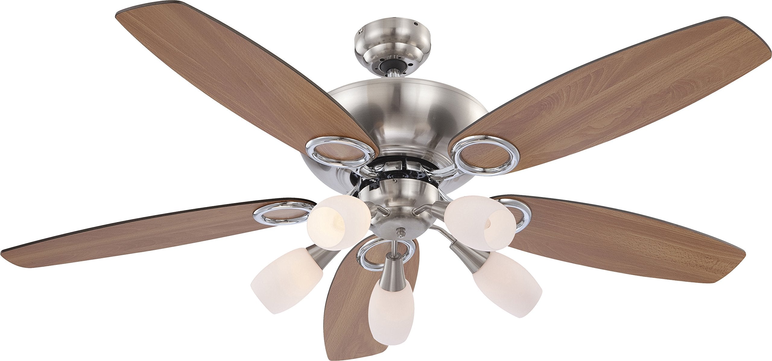 Deckenventilator Ventilator mit Zugschalter Beleuchtung Globo Jerry 0337/034037