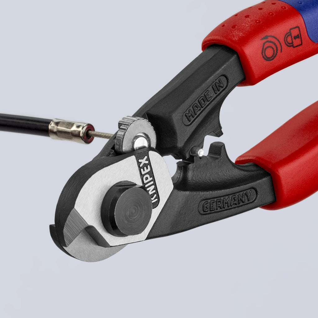 Knipex 95 62 190 SBA Komfort Grip Drahtseilschere,