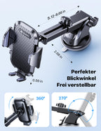 andobil Handyhalterung Auto [2026 Neueste Saugnapf] 3 in 1 Saugnapf & Lüftung Halter Universale KFZ Autohalterung Zubehör für iPhone 17 Pro Max Air 16/15/14/13/12 Samsung Galaxy S25 Ultra/S24/S23 Usw