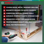 Bosch Accessories Bosch 34tlg. X-Line Classic Schrauber und Bohrer Set (Holz, Stein und Metall, Zubehör Bohrmaschine)