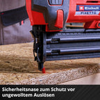 Einhell Professional Akku-Nagler FIXETTO 18/50 N Power X-Change (18V, 60 Schuss/min, max. 50 mm Nagellänge, Tiefeneinstellung, Einzel-/Serienschuss, inkl 500 Nägel, ohne Akku)