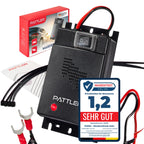 PATTLER® Marderschreck Auto - Marderabwehr mit Ultraschall. Anschluss an 12V Autobatterie. Sofortiger & Langfristiger Marderschutz im Motorraum
