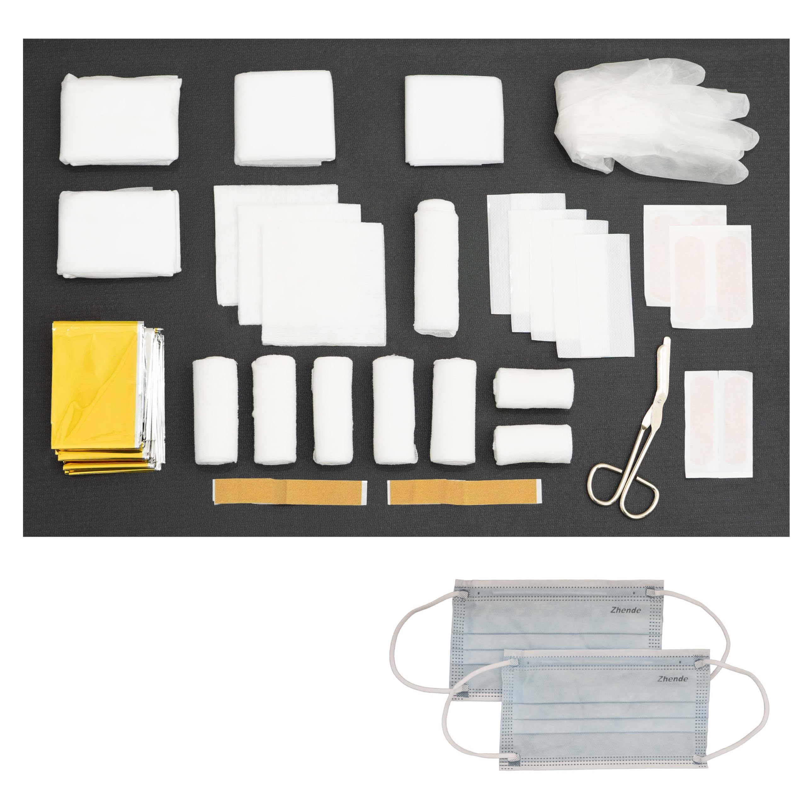 PETEX 43930012 Verbandtasche Inhalt nach DIN 13164, rot