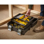 STANLEY FatMax Werkzeugbox Werkzeugkoffer leer Werkzeugkasten - Werkzeugkiste (18 Zoll, 46 x 32 x 24 cm, Koffer für Werkzeuge, Box mit ausladenden Schubfächern, robust) FMST1-71219