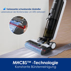 Tineco Floor ONE S6 Nass Trockensauger, Kabelloser Nass Trocken Staubsauger, Akku Saugwischer mit LED-Anzeige All-in-One Staubsauger mit Wischfunktion 35min Laufzeit für Hartböden