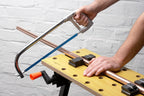 Meister Werk-und Spanntisch-150 kg Tragkraft-Große Arbeitsfläche-Aufgedruckte Skala & Winkelangaben-Klappbar-Vielseitig verstellbar/Werkbank mit Spannbacken/Arbeitstisch/9079100, Gemalt