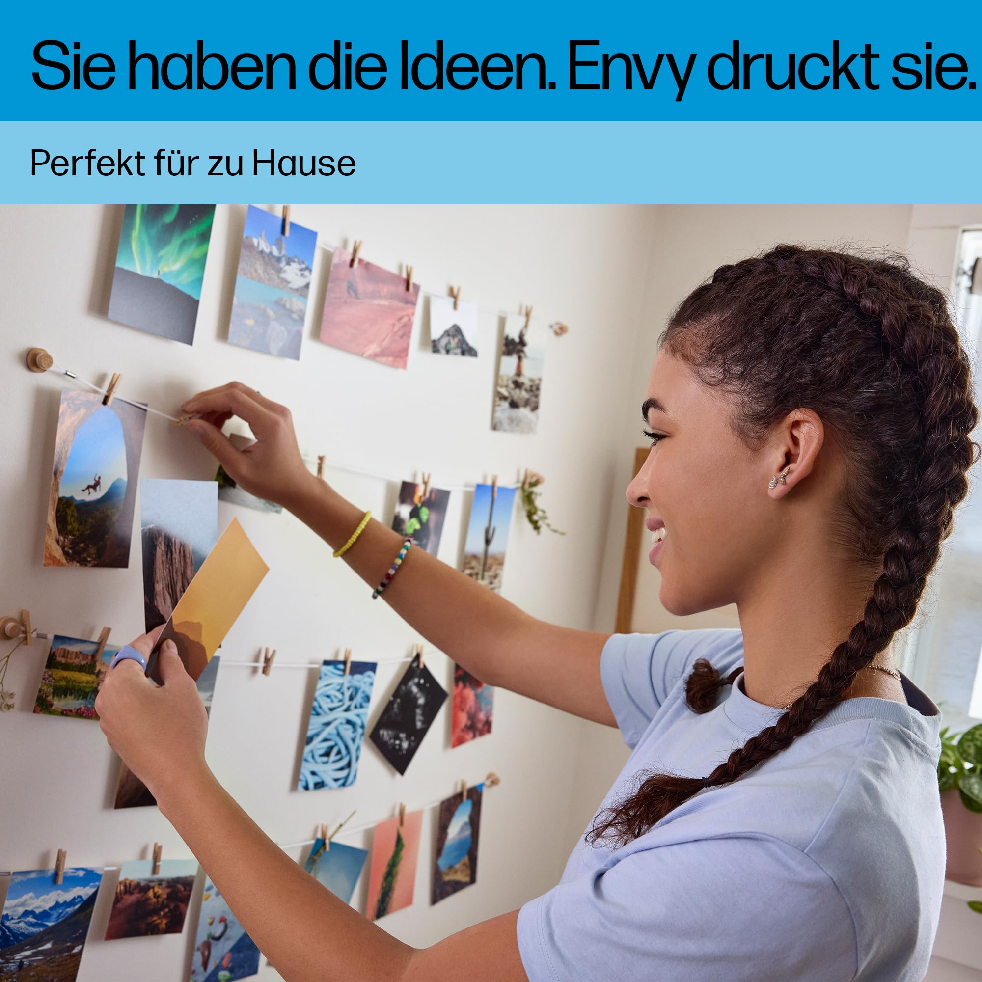 HP Envy 6520e, Multifunktionsdrucker, 6 Monate gratis drucken Instant Ink inklusive, Drucken, Kopieren, Scannen, Mobiler Faxversand, Wi-Fi, Automatischer Vorlageneinzug, Touchscreen