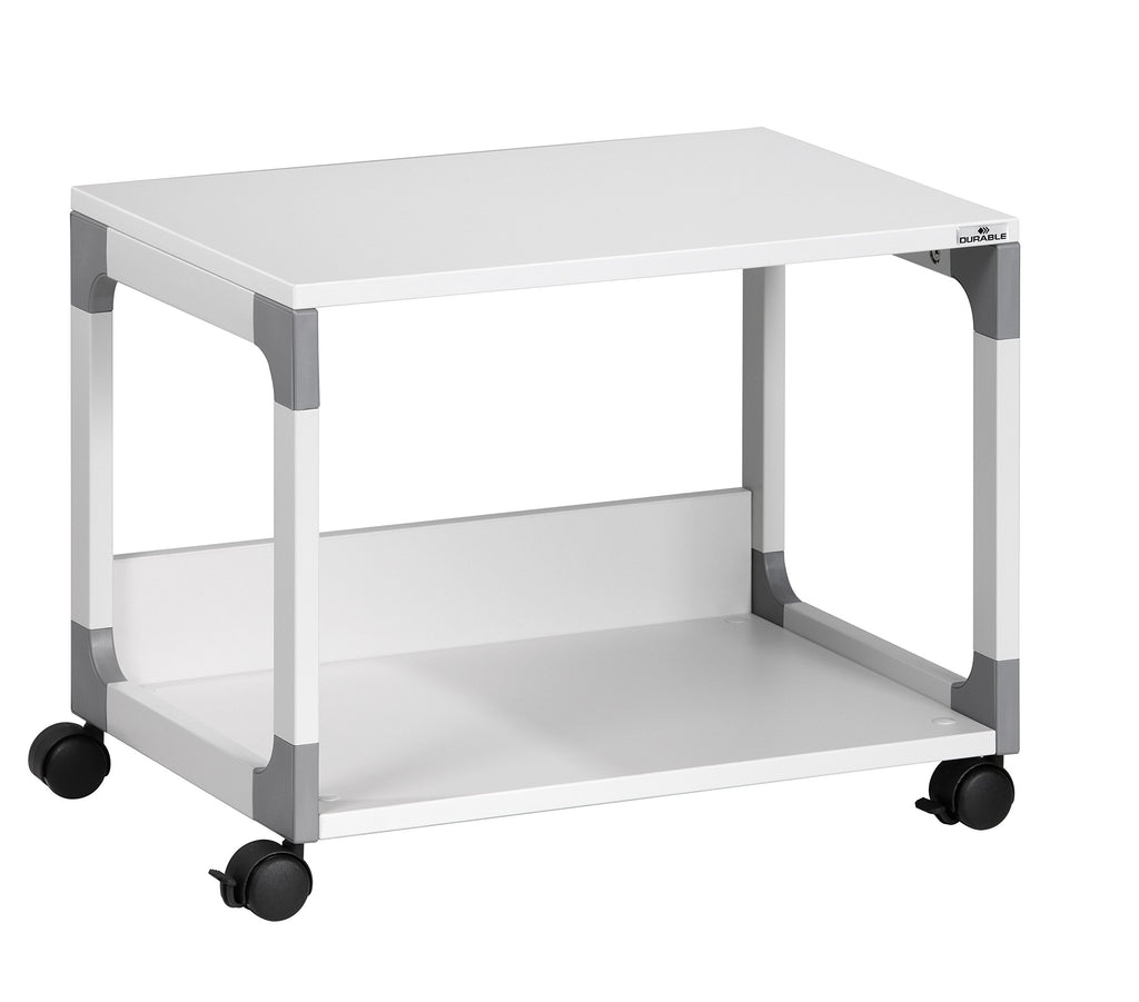 Durable System Multi Trolley 48, grau, glasfaserverstärkte Ecken, Kippschutz - 600 x 477 x 432 mm, 371010