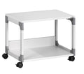 Durable System Multi Trolley 48, grau, glasfaserverstärkte Ecken, Kippschutz - 600 x 477 x 432 mm, 371010