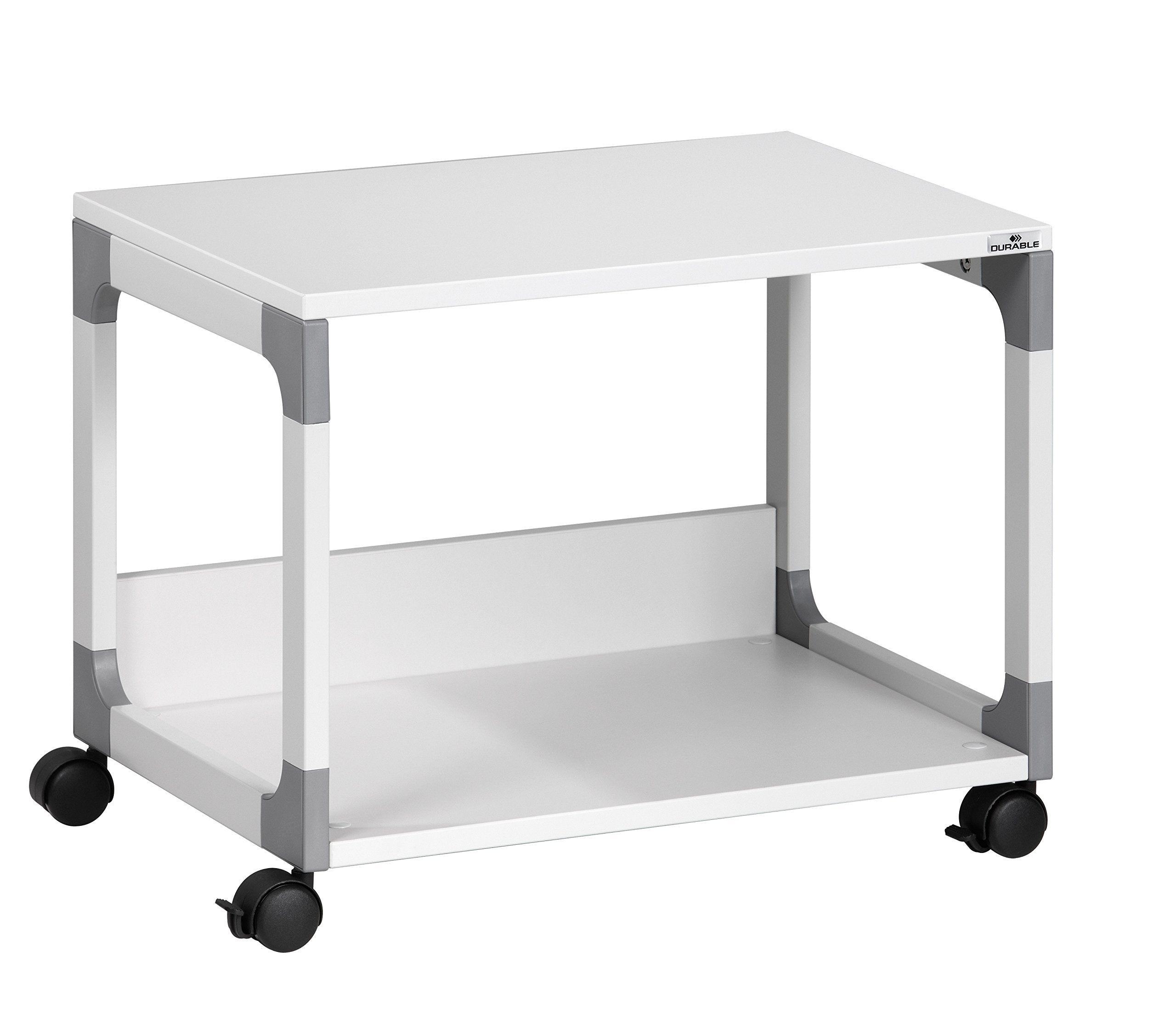Durable System Multi Trolley 48, grau, glasfaserverstärkte Ecken, Kippschutz - 600 x 477 x 432 mm, 371010