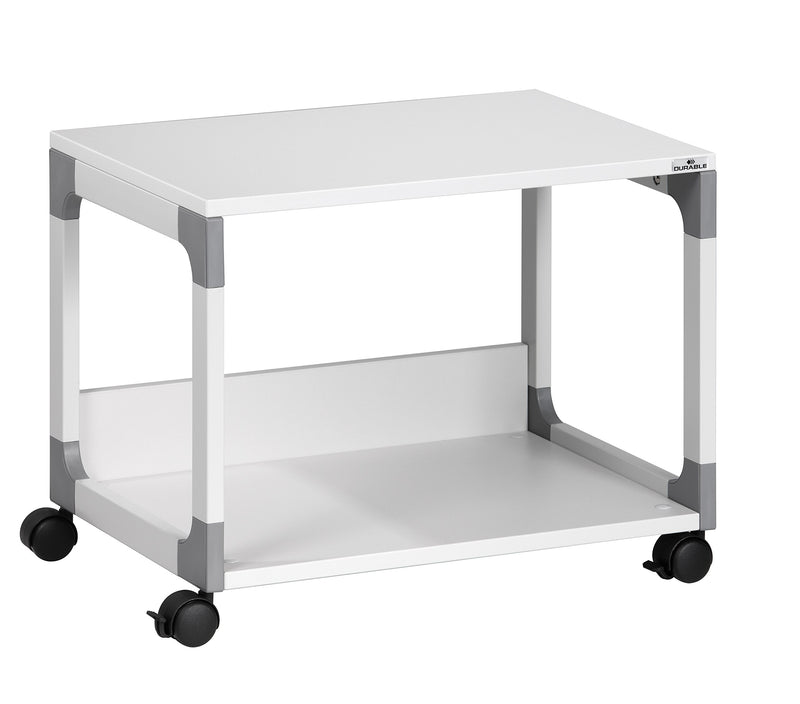 Durable System Multi Trolley 48, grau, glasfaserverstärkte Ecken, Kippschutz - 600 x 477 x 432 mm, 371010