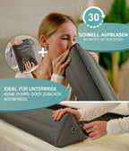 RAWVEL® Rausfallschutz aufblasbar 180cm Light - [NEU 2025] - passend für alle Betten Zuhause & auf Reisen - Rausfallschutz Bett Reise BPA Frei & Laborgeprüft - Rausfallschutz Boxspringbett (1er Set)