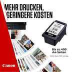 Canon Tinte - PG-545XL Original Drucker Tintenpatrone Schwarz mit hoher Reichweite - Druckt bis zu 400 A4-Seiten (1 x druckerpatrone)