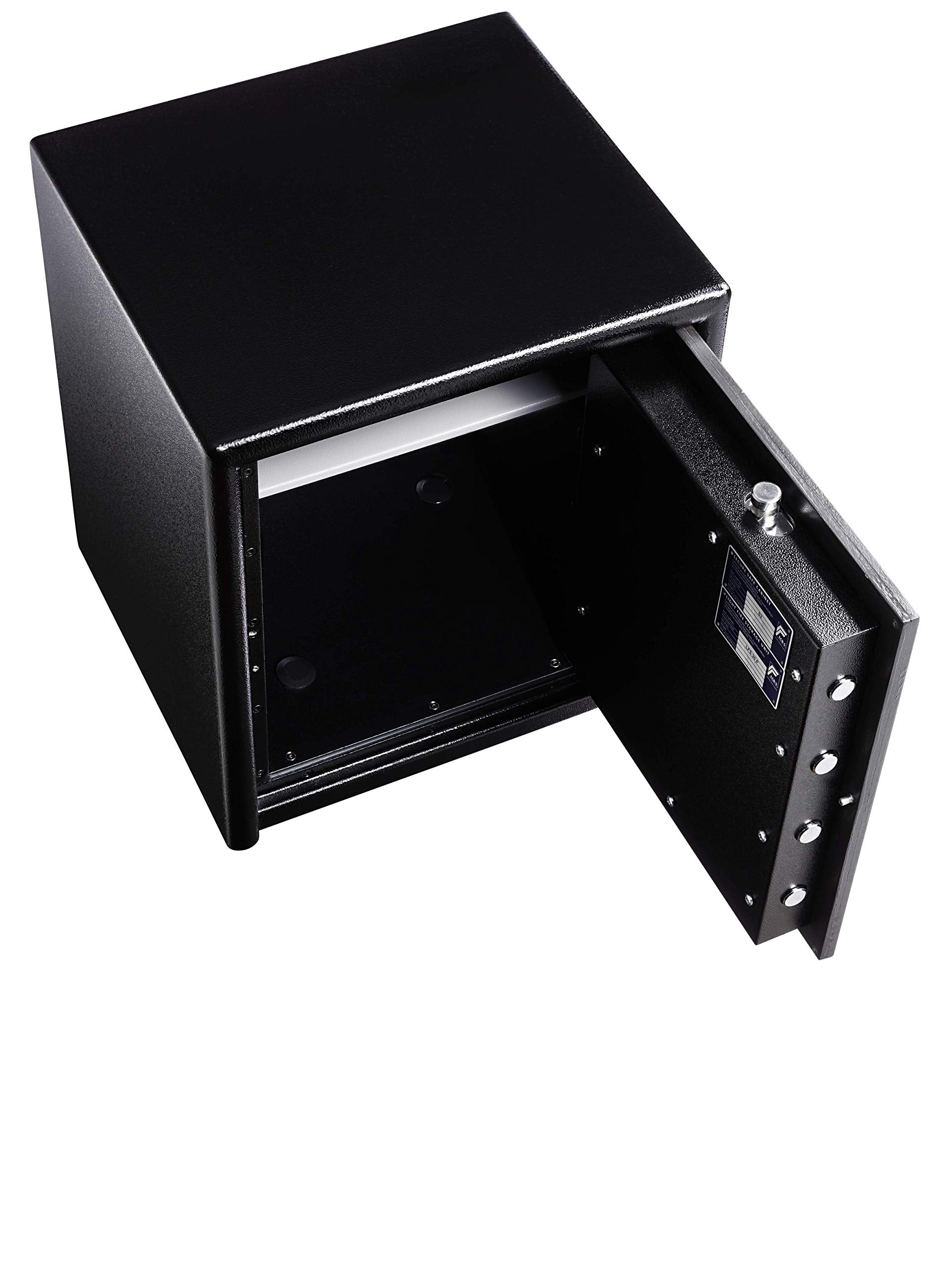 Burg-Wächter Möbeltresor mit elektronischem Zahlenschloss, Combi-Line, Sicherheitsstufe S2, Feuerschutz LFS 30 P, VdS-geprüft, 15 l, 44 kg, CL 440 E, Schwarz