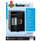Burg-Wächter Möbeltresor mit Elektronikschloss, inkl. Fachboden, Favor, 55,0 l, 16,5 kg, S9 E, schwarz