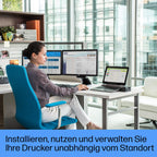 HP LaserJet Pro MFP 4102fdw Multifunktions-Laserdrucker Schwarz-Weiß, WLAN, Fax, Automatischer beidseitiger Druck, Hohe Druckgeschwindigkeit, Wolf Pro Security