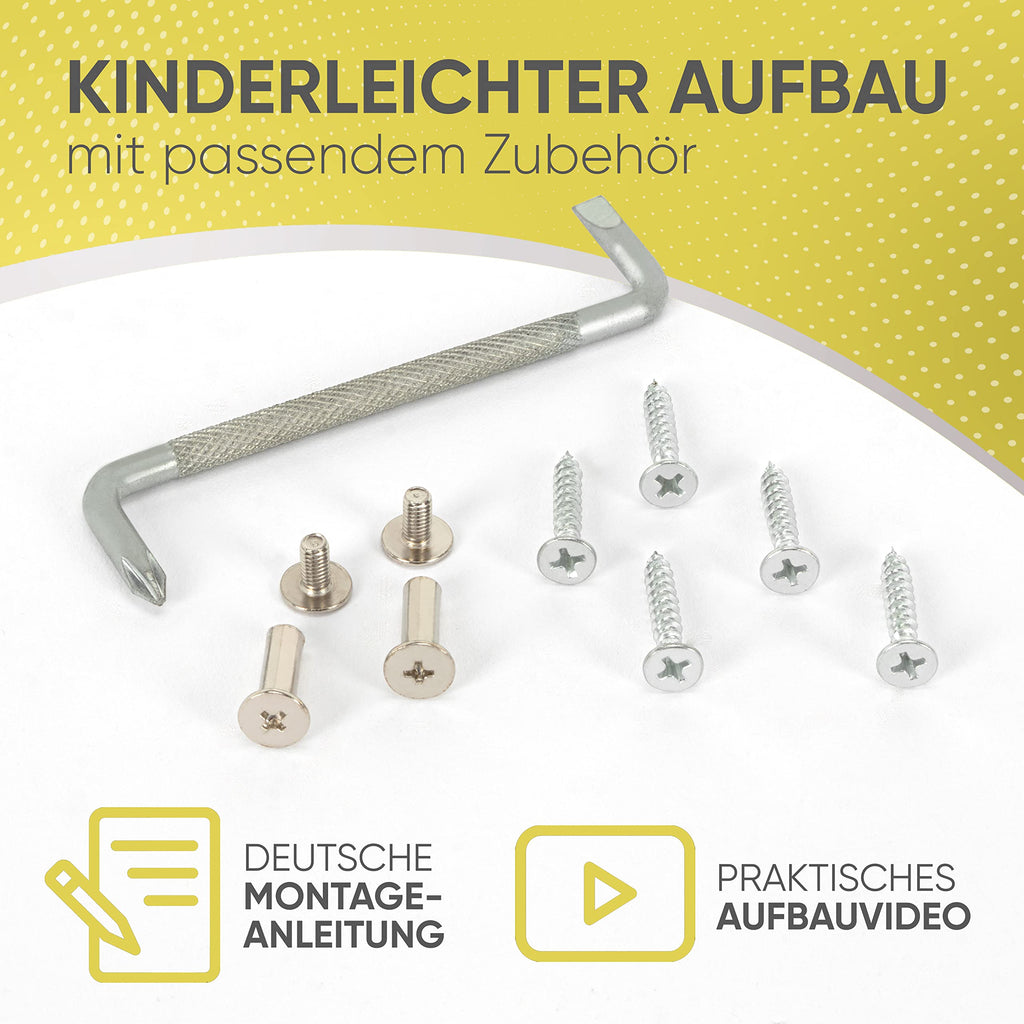 RAWVEL® Bettgitter grau [2m] - Labor geprüft - Rausfallschutz Bett [Eine Seite] - Bettschutzgitter für Kinder & Elternbetten - Inkl. Deutscher Aufbauanleitung & Aufbauvideo