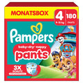 Pampers Baby-Dry Pants Paw Patrol Edition Größe 4, 180 Windeln, 9kg-15kg, 360° Passform hilft, Auslaufen zu verhindern