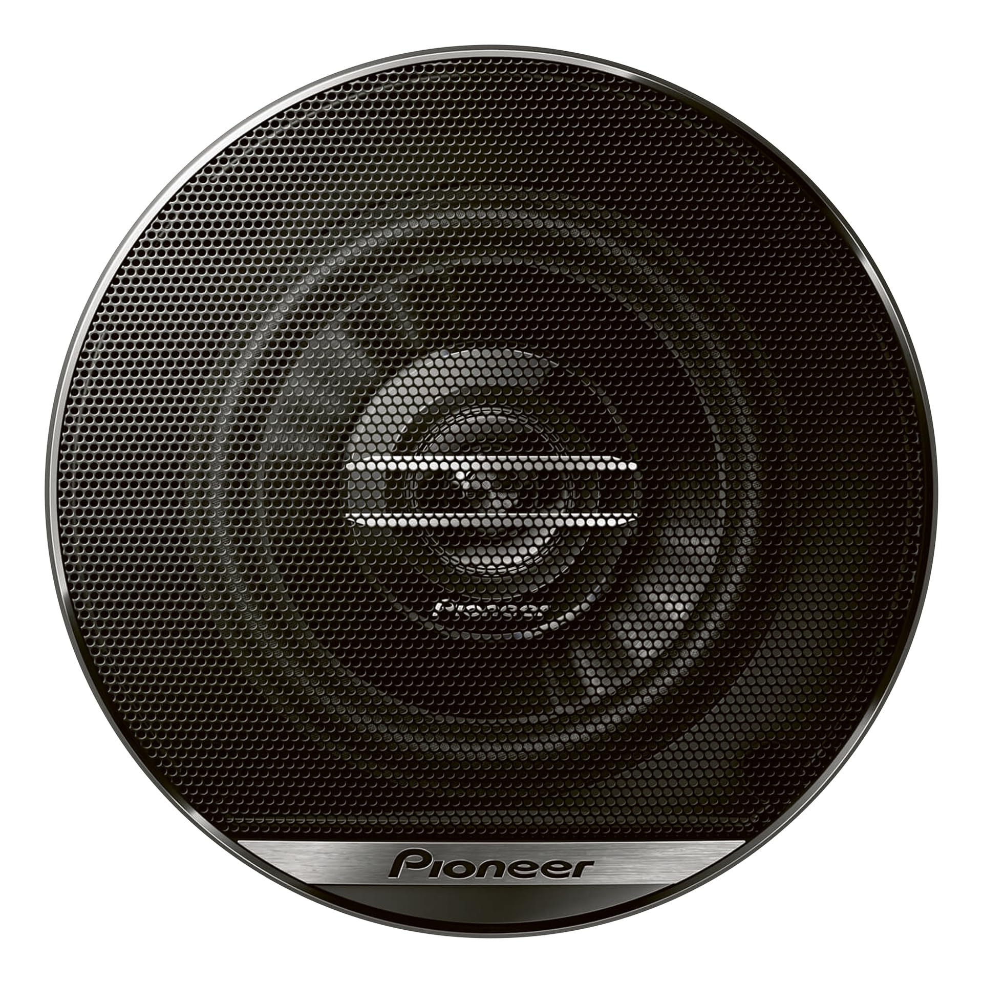 PIONEER TS-G1020F 10 cm 2-Weg-Koaxiallautsprecher Set mit 2 Lautsprechern (je 210 W max., 30 W Sinus), kraftvoller Klang, hoher Wirkungsgrad, 43 mm Einbautiefe, 106 mm Einbauausschnitt, mit Gitter