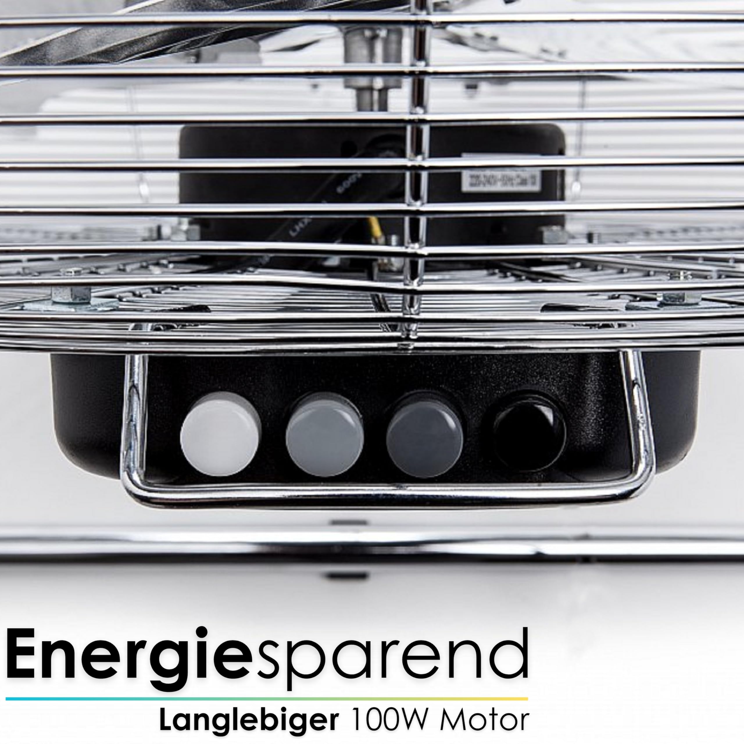 Echos Bodenventilator | Ø46 cm | 102 m³/min Luftdurchsatz | 1.250 U./min | 3 Geschwindigkeitsstufen | Power Windmaschine | Luftkühler | Standlüfter | Raumkühler | Ventilator (Vollmetall)