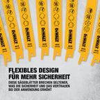 DEWALT 12-tlg. Säbelsägeblätter Set mit Aufbewahrungs-Box, DT2445-QZ