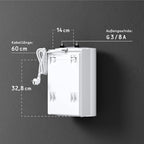 STIEBEL ELTRON Kleinspeicher SHU 5 SL, 5l, 2 kW, druckfest, Untertisch, stufenlose Temperaturwahl über Drehwähler, Frostschutzstellung, 222152