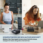Detectalia D7T+, Falschgeldprüfer, getestet für EUR, GBP, USD, mit 5 Fälschungsprüfungen, mit Alarm, TFT-Display, EZB-Zertifiziert