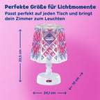 Vtech Mosaic Magic Lights Lampe – Personalisierbare Kinderlampe mit wiederverwendbaren Mosaiksteinen – Inkl. Nachtlicht-Funktion, Lichtmustermodus und Musik – Für Kinder von 5-9 Jahren
