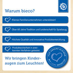 Bieco Plüsch Schaukeltier Dino | Kinder Schaukelstuhl mit Sicherheitsgurt | Schaukel Kleinkind | Schaukeltier Baby Zimmer | Baby Schaukelwippe ab 9 Monate | Schaukelpferd Holz