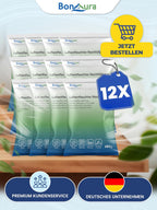BonAura® Luftentfeuchter Nachfüllpack 12x 680g - Sparset Luftentfeuchter Granulat - 12er Set Entfeuchter Granulat - Schimmel- und Geruchsschutz