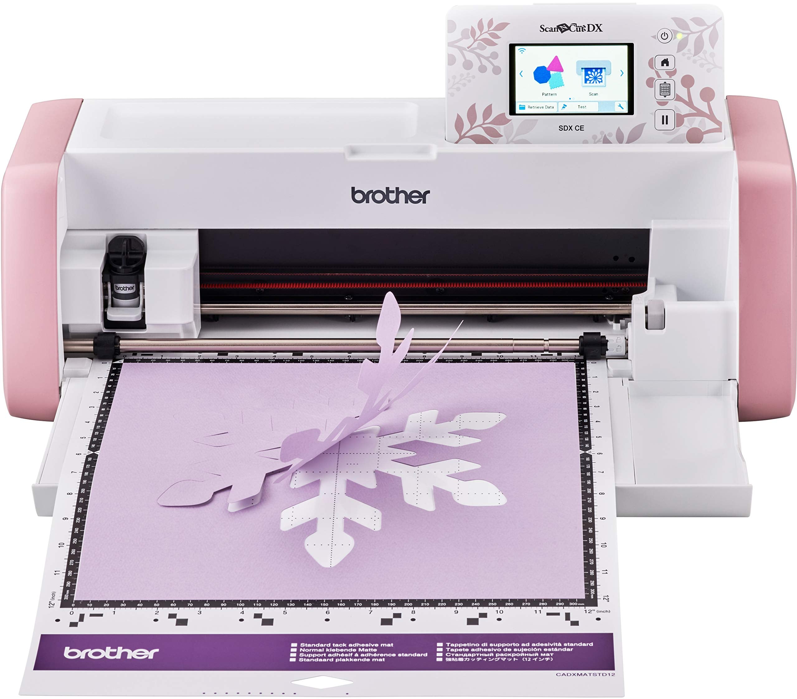 Brother Scan N Cut SDXCE (Limitierte Edition) Stanzmaschine, ScanNCut Wireless mit integriertem Scanner, 3 mm, Kreativbedarf, Scrapbooking, Patchwork, Nähen