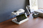 Yamazaki 1871 TOWER Smartphone & Device Charging Stand, white, Steel/ABS Resin/Silicone, 16 x 11.6 x 10 cm
