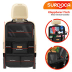 SURDOCA Auto Organizer Kinder mit Klapptisch – Rücksitz Organizer mit Touchscreen-Tabletfach, Wasserdichter Rückenlehnenschutz, passt in die meisten Fahrzeuge - (2 Stk.)