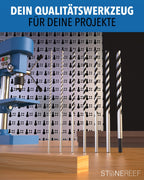 Holzbohrer Set lang Profi - [7-teilig inkl. Tasche] - Schlangenbohrer Ø 4mm, 5mm, 6mm, 7mm, 8mm, 10mm, 12mm x 230mm, lange Schalungsbohrer, Balkenbohrer, langer Holzspiralbohrer, Langbohrer