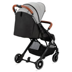 MOMI ESTELLE Kinderwagen für Kinder ab 6 Monat bis zu max. Körpergewicht von 15 kg, H105 x B51 x T75 cm, klappbar auf die Maße H65 x B51 x T21 cm, Gewicht 7,5 kg, 5-Punkt-Sicherheitsgurt