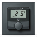 Homematic IP Smart Home Wandthermostat mit Luftfeuchtigkeitssensor, anthrazit, digitales Thermostat Heizkörper/Fußbodenheizung App, Alexa, Google Assistant, Temperaturmessung, Energie sparen, 159820A0