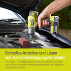 RYOBI 18 V ONE+ Akku-Schlagschrauber R18IW3-0 (max. Drehmoment 400 Nm, 1/2 Zoll Vierkant-Aufnahme, 3 Schaltstufen, Schlagzahl 0-3.200 min-1, LED-Beleuchtung, ohne Akku & Ladegerät im Karton)