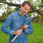 Gardena combisystem-Bypass-Baumschere: Astschere mit 5-fach Rollenübersetzung für kraftsparendes Schneiden von Ästen bis 35 mm Durchmesser mit 4,7 m reißfestem Zugseil und D-Griff (298-20)