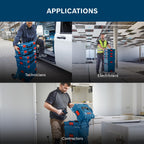 Bosch Professional Handwerkoffersystem L-BOXX 102 (Belastbarkeit bis 100 kg, eine Traglast bis 25 kg und eine Zugfestigkeit von 50 kg, Material: ABS Plastik, PA6 Kunststoff)