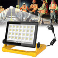 LED Baustrahler, T-SUN 60W 6000K Arbeitsleuchte mit 3 Modi, LED Arbeitsleuchte mit Stecker, IP66 Wasserdicht Baustrahler LED mit 4M Kabel, Tragbar Baustellenlampe für Werkstatt oder Baustelle,Garage
