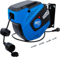 BGS 3321 | Automatische Kabeltrommel | 15 m + 1 m Zuleitung | 180° seitlich schwenkbar | inkl. Montagehalter