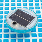 Intex Solar Powered LED Floating Poolleuchte - Solarbetriebene Blitzboje - 2 Beleuchtungsmodi, 28695, Weiß