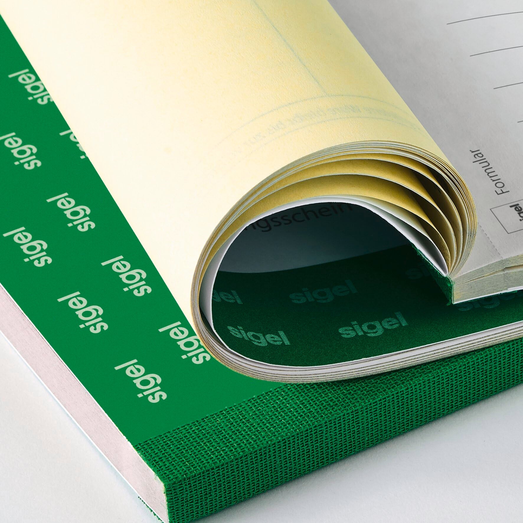 SIGEL SD011 Lieferscheine A5, 2x40 Blatt, selbstdurchschreibend, 5er Pack, Lieferscheinblock, mit Empfangsschein, mikroperforiert, aus nachhaltigem Papier