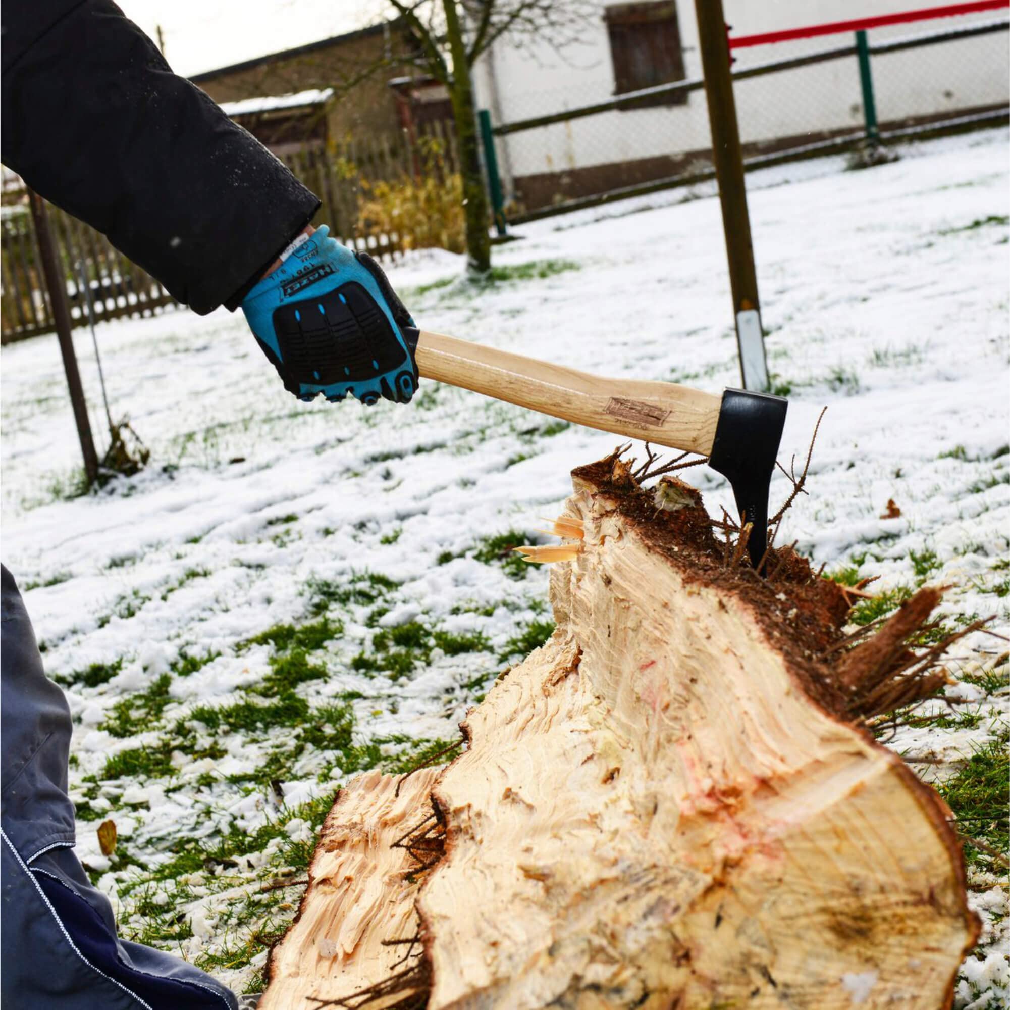 Hazet Sappie 2132-3-für sicheres Bewegen und Anheben von Holzstämmen, Schwarz