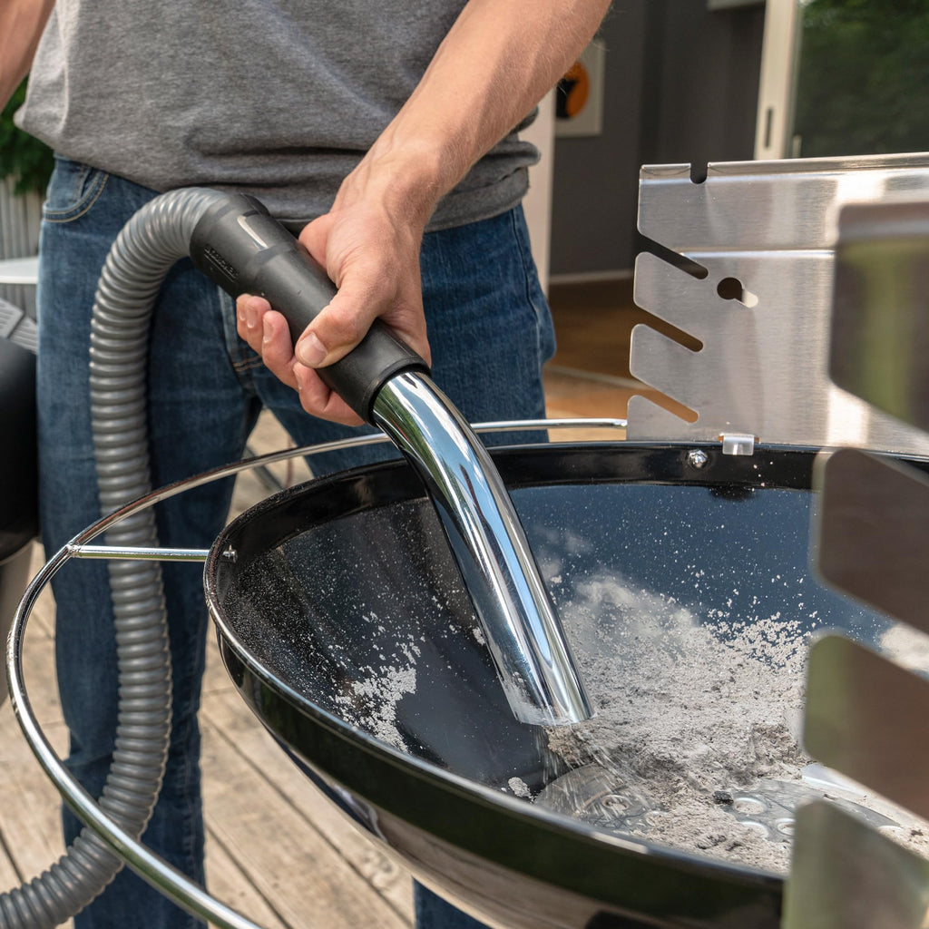 Kärcher AD 4 Premium Aschesauger und Trockensauger ideal für die Reinigung von Kaminen, Pelletöfen und Grills (mit Filterreinigung, 17-Liter-Metallbehälter, Reinigung ohne Schmutzkontakt) Gelb/Schwarz
