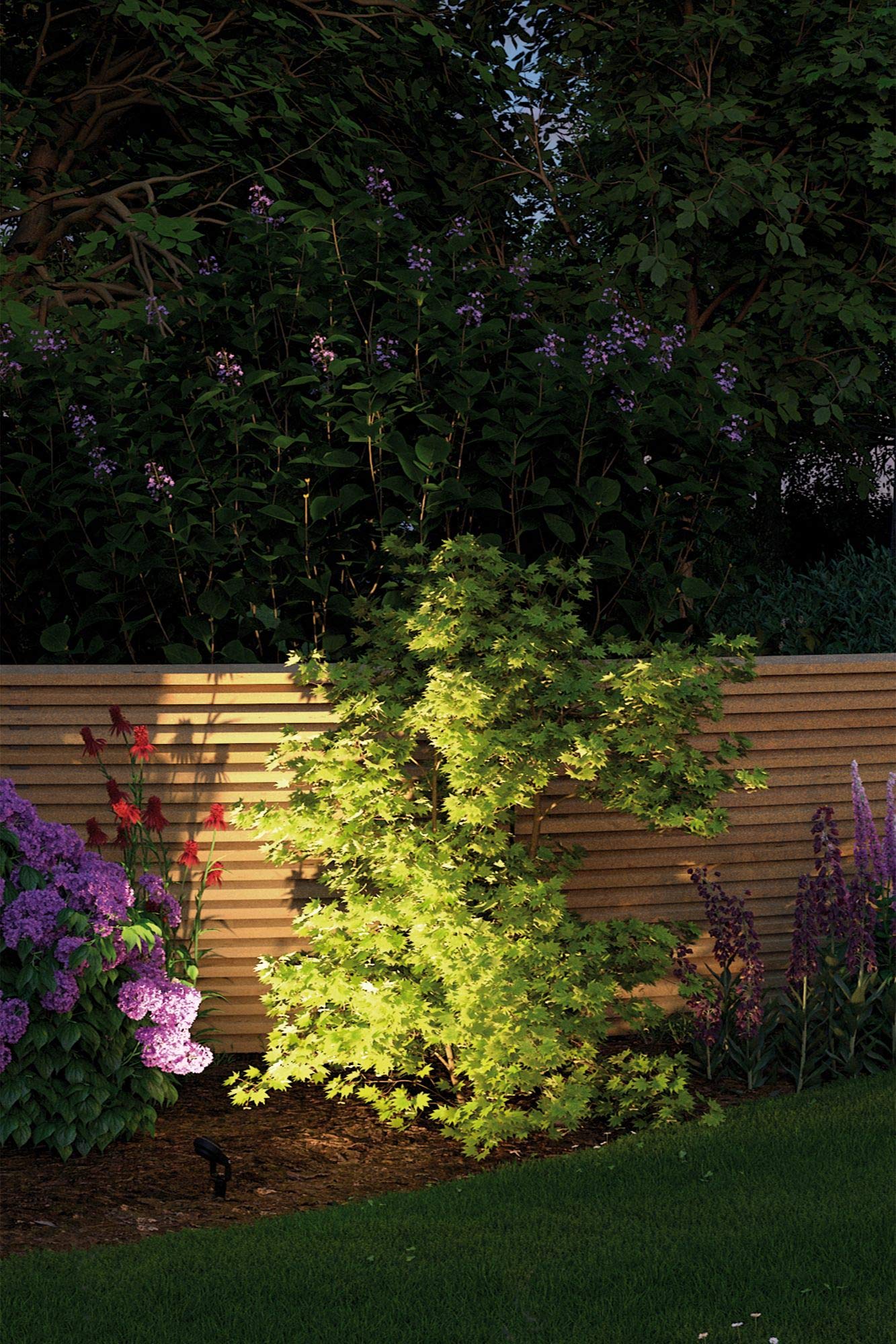 Paulmann 93934 Plug & Shine Spotlight Sting IP67 3000K 6W 24V Ausstrahlwinkel 100° 93934 LED Aussenbeleuchtung Erdspieß Gartenbeleuchtung
