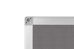 BoardsPlus - Pinnwand - 90 x 60 cm - Grauem Filztafel mit Aluminiumrahmen