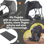 Luvdbaby Kraxe Kindertrage bis 18 Kg - Ergonomisch Kindertragerucksack für Kinder - Premium Toddler Carrier - Baby Tragerucksack - Babytrage Rückentrage Kleinkind - Rucksack mit Kindersitz