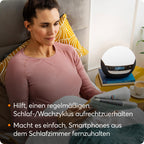 Lumie Bodyclock Luxe 750DAB - Lichtwecker, DAB-Radio, Bluetooth Lautsprecher & Wenig Blaulicht für Schlafenszeit